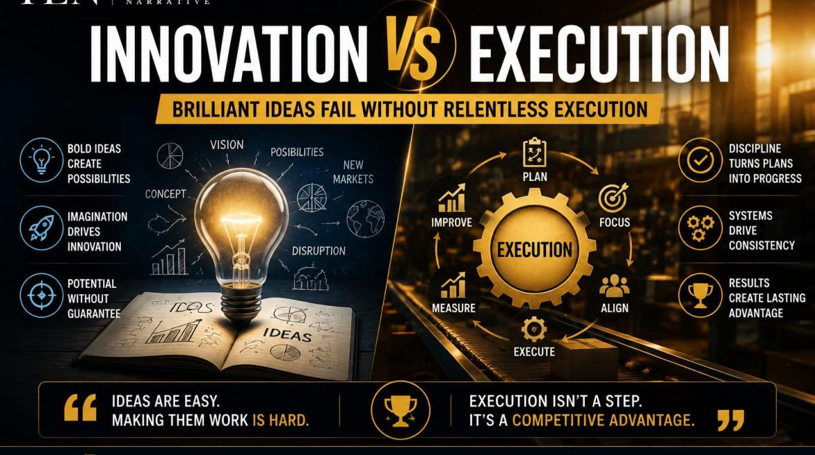 Brilliant Ideas Fail Without Relentless Execution