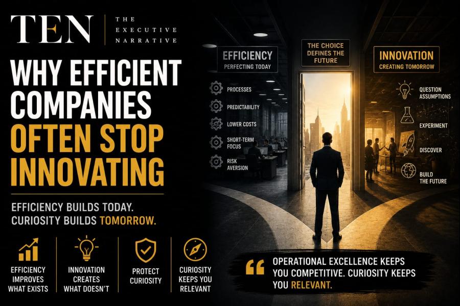 Why Efficient Companies Often Stop Innovating