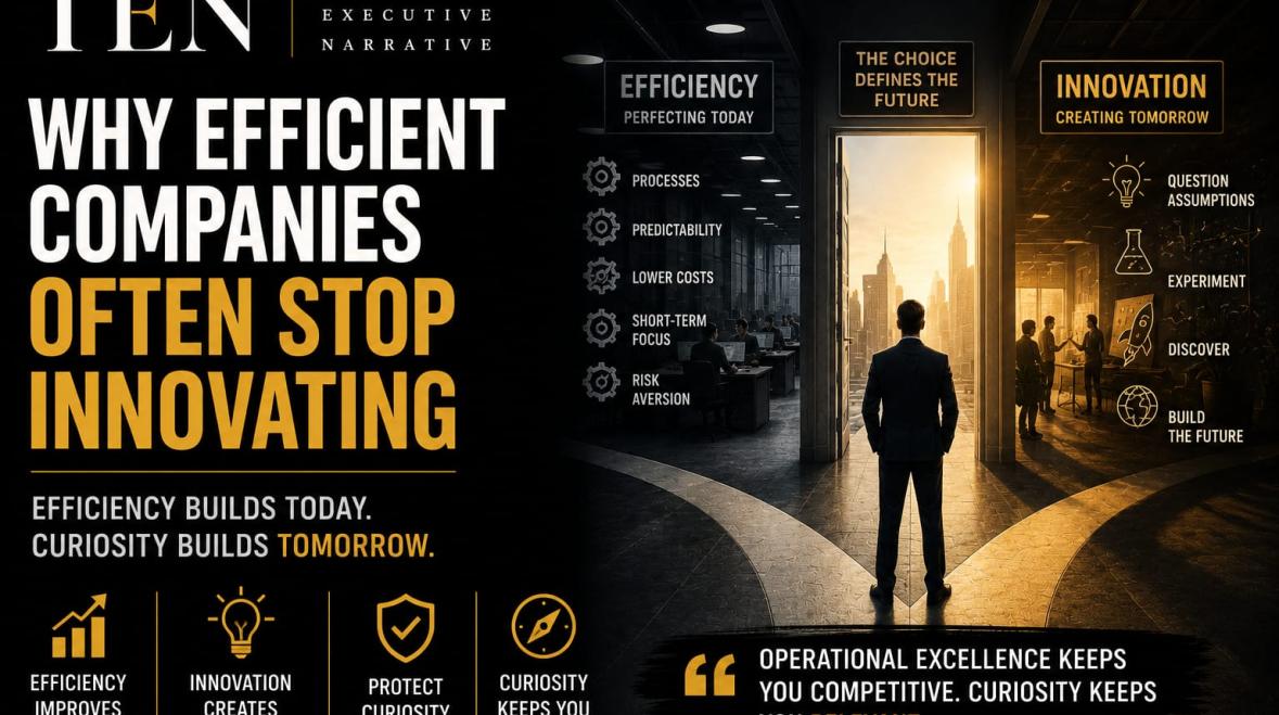 Why Efficient Companies Often Stop Innovating