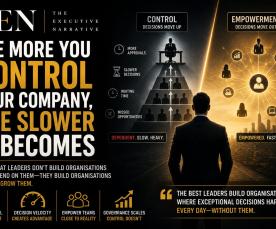 The More You Control Your Company, the Slower It Becomes
