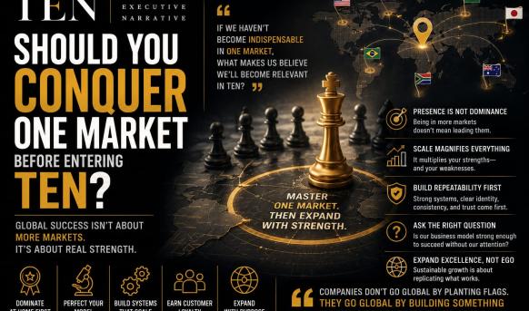 Should You Conquer One Market Before Entering Ten?