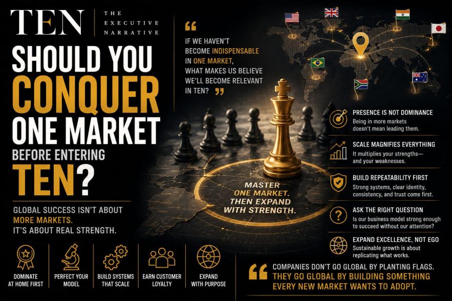 Should You Conquer One Market Before Entering Ten?
