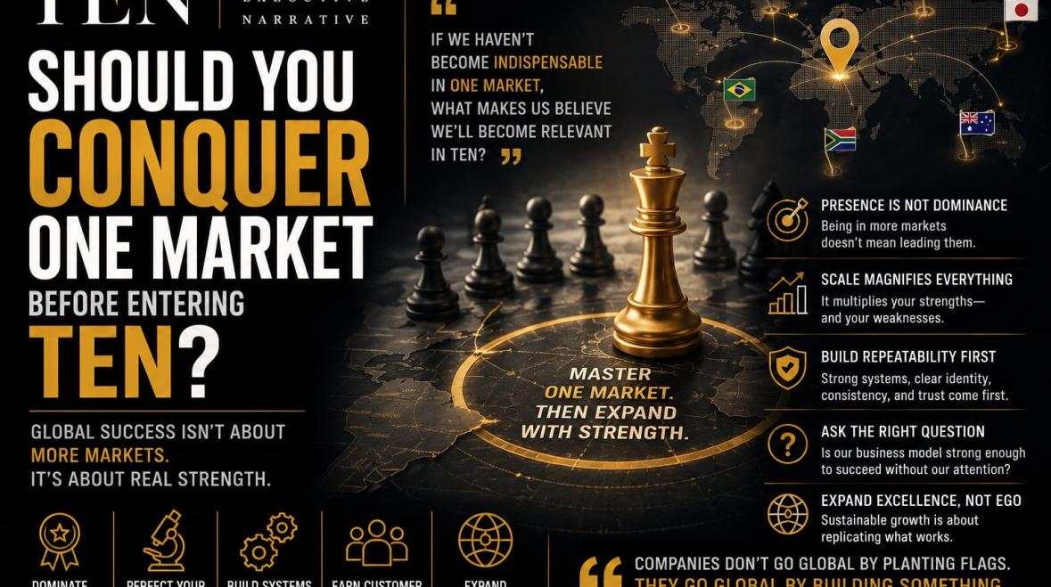 Should You Conquer One Market Before Entering Ten?