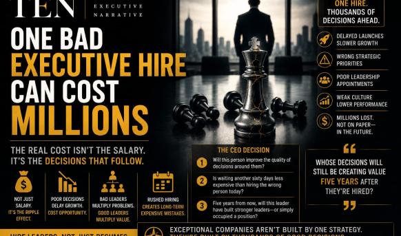 One Bad Executive Hire Can Cost Millions