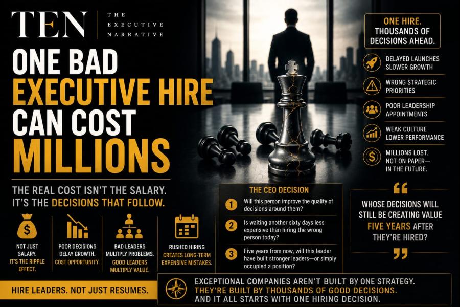 One Bad Executive Hire Can Cost Millions
