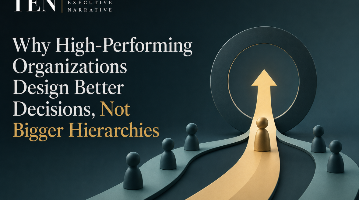 Why High-Performing Organizations Design Better Decisions, Not Bigger Hierarchies