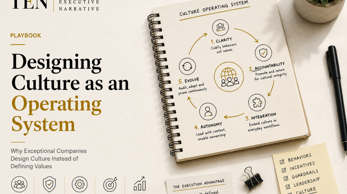 Designing Culture as an Operating System