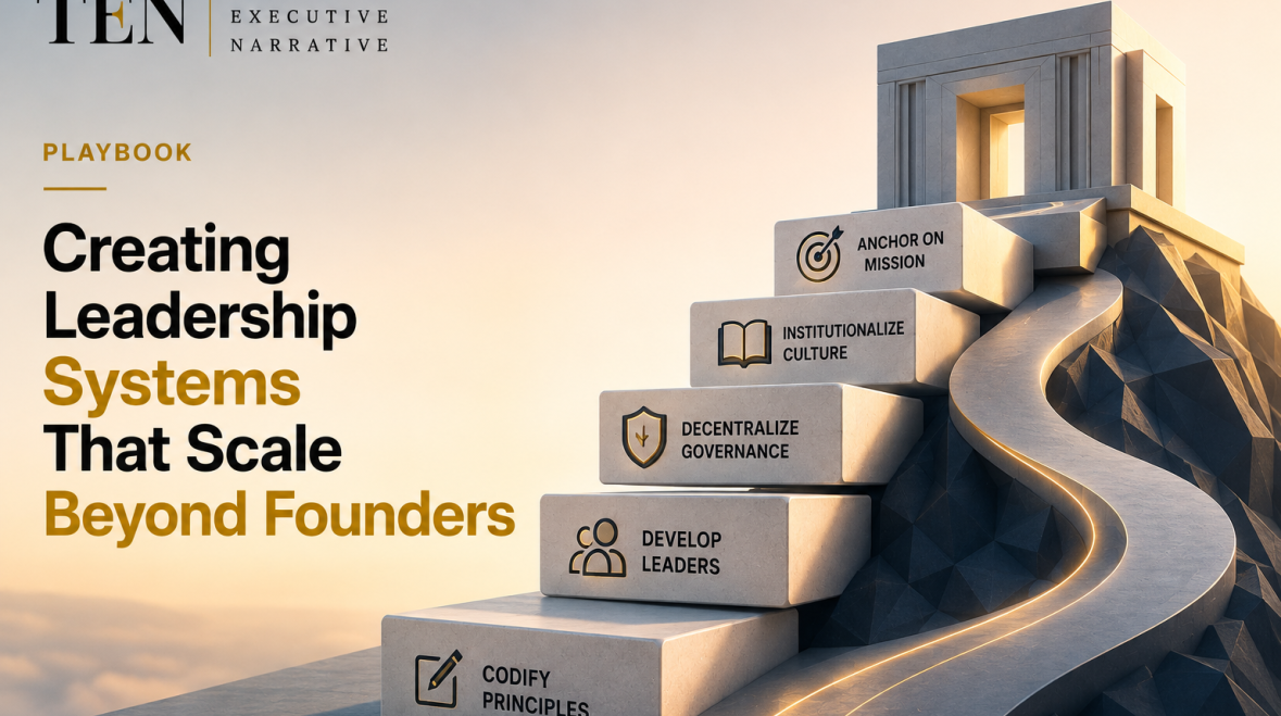 Creating Leadership Systems That Scale Beyond Founders