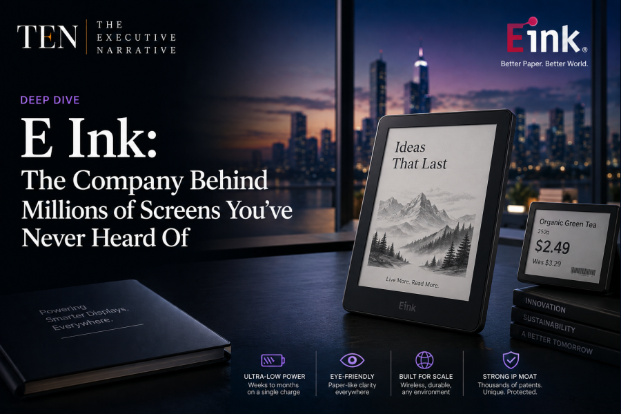 E Ink: The Company Behind Millions of Screens You've Never Heard Of