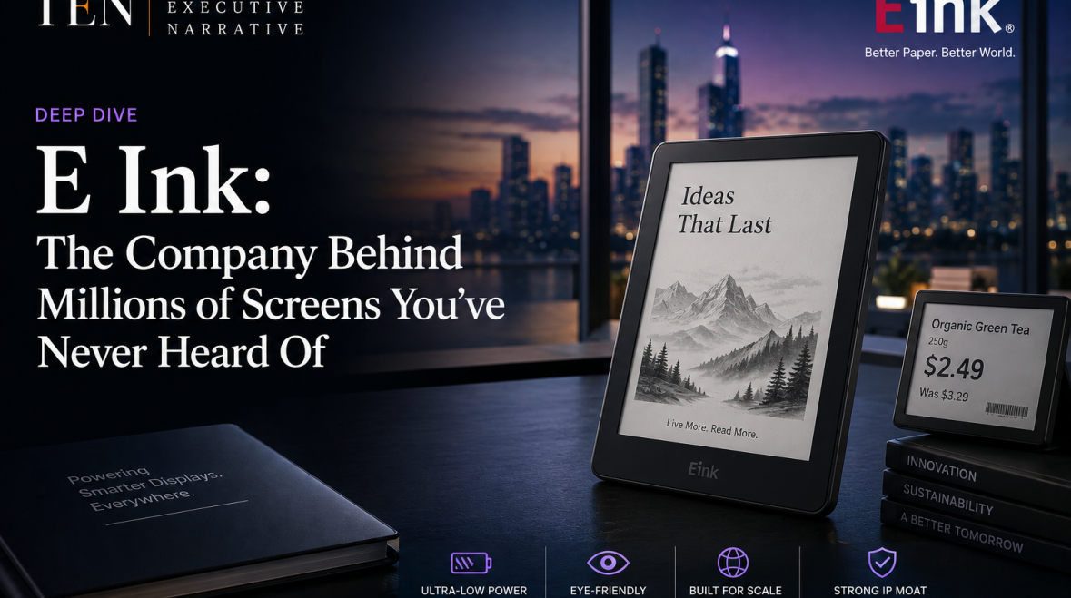 E Ink: The Company Behind Millions of Screens You've Never Heard Of