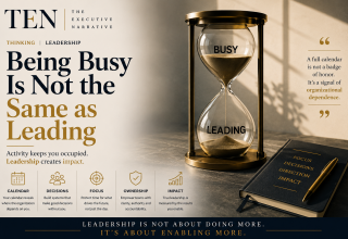 Being Busy Is Not the Same as Leading 