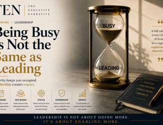 Being Busy Is Not the Same as Leading 