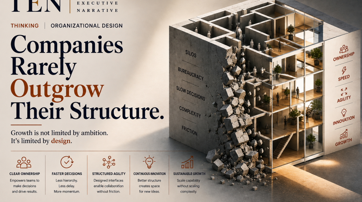Companies Rarely Outgrow Their Structure