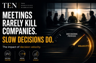Meetings Rarely Kill Companies. Slow Decisions Do.