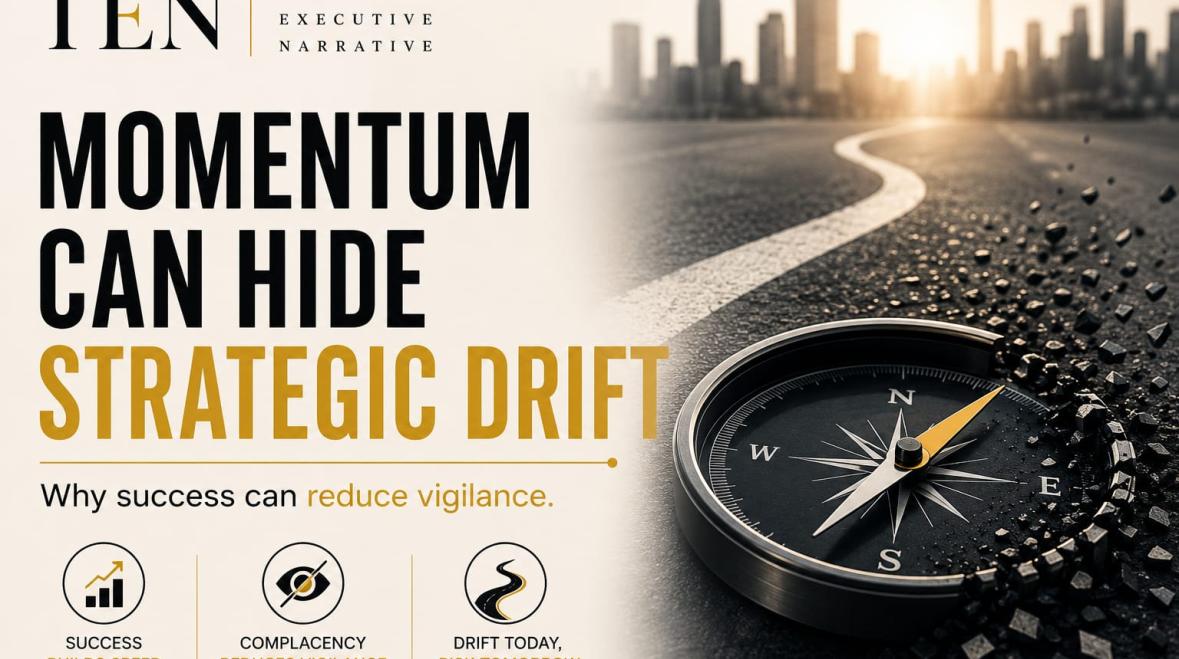 Momentum Can Hide Strategic Drift