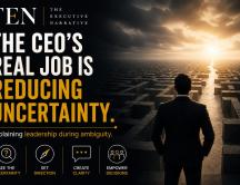 The CEO’s Real Job Is Reducing Uncertainty