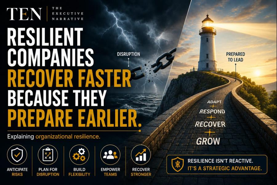 Resilient Companies Recover Faster Because They Prepare Earlier