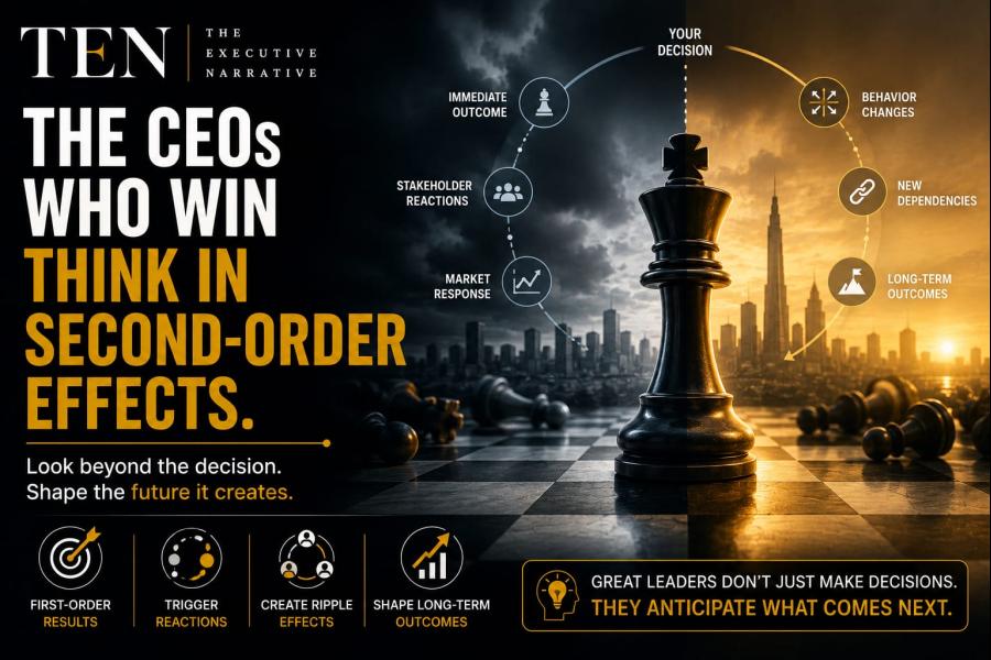 The CEOs Who Win Think in Second-Order Effects