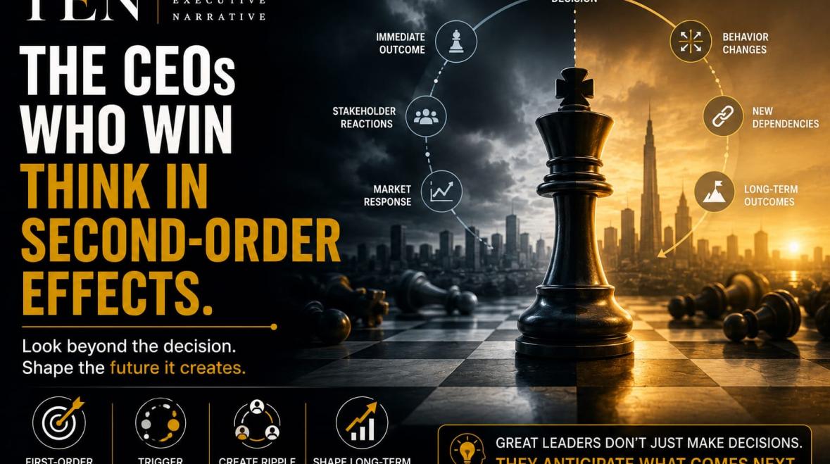 The CEOs Who Win Think in Second-Order Effects