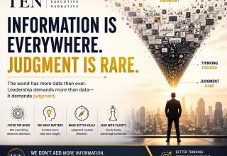Information Is Everywhere. Judgment Is Rare.