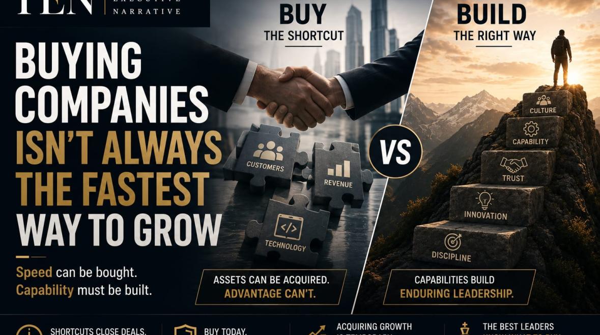 Buying Companies Isn't Always the Fastest Way to Grow